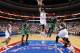 PHILADELPHIA, PA - MAY 18: Andre Iguodala #9 of the Philadelphia 76ers goes up for a dunk during the game against the Boston Celtics in Game Four of the Eastern Conference Semifinals in the 2012 NBA Playoffs at the Wells Fargo Center on May 18, 2012 in Philadelphia, Pennsylvania. The Sixers won 92-83. NOTE TO USER: User expressly acknowledges and agrees that, by downloading and or using this photograph, User is consenting to the terms and conditions of the Getty Images License Agreement. (Photo by Drew Hallowell/Getty Images)