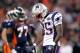 DENVER, CO - DECEMBER 18: Chad Ochocinco #85 of the New England Patriots walks off the field with his head down against the Denver Broncos on December 18, 2011 during the first half at Sports Authority Field at Mile High in Denver, Colorado. The New England Patriots won the game 41-23. (Photo by Marc Piscotty/Getty Images)