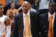KNOXVILLE, TN - JANUARY 7: Tennessee Volunteers head coach Cuonzo Martin looks on during the game against the Florida Gators at Thompson-Boling Arena on January 7, 2012 in Knoxville, Tennessee. Tennessee defeated Florida 67-56. (Photo by Joe Robbins/Getty Images)