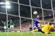 POZNAN, POLAND - JUNE 10: Nikica Jelavic of Croatia scores their second goal past Shay Given of Republic of Ireland during the UEFA EURO 2012 group C between Ireland and Croatia at The Municipal Stadium on June 10, 2012 in Poznan, Poland. (Photo by Jamie McDonald/Getty Images)