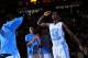 CHAPEL HILL, NC - FEBRUARY 11: Harrison Barnes #40 of the North Carolina Tar Heels is introduced before a game against the Virginia Cavaliers during play at the Dean Smith Center on February 11, 2012 in Chapel Hill, North Carolina. (Photo by Grant Halverson/Getty Images)