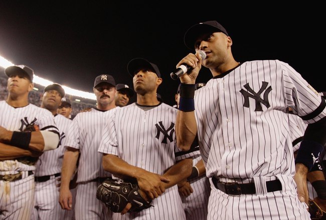 Derek Jeter New York Yankees Number Retirement Captain Iron on 