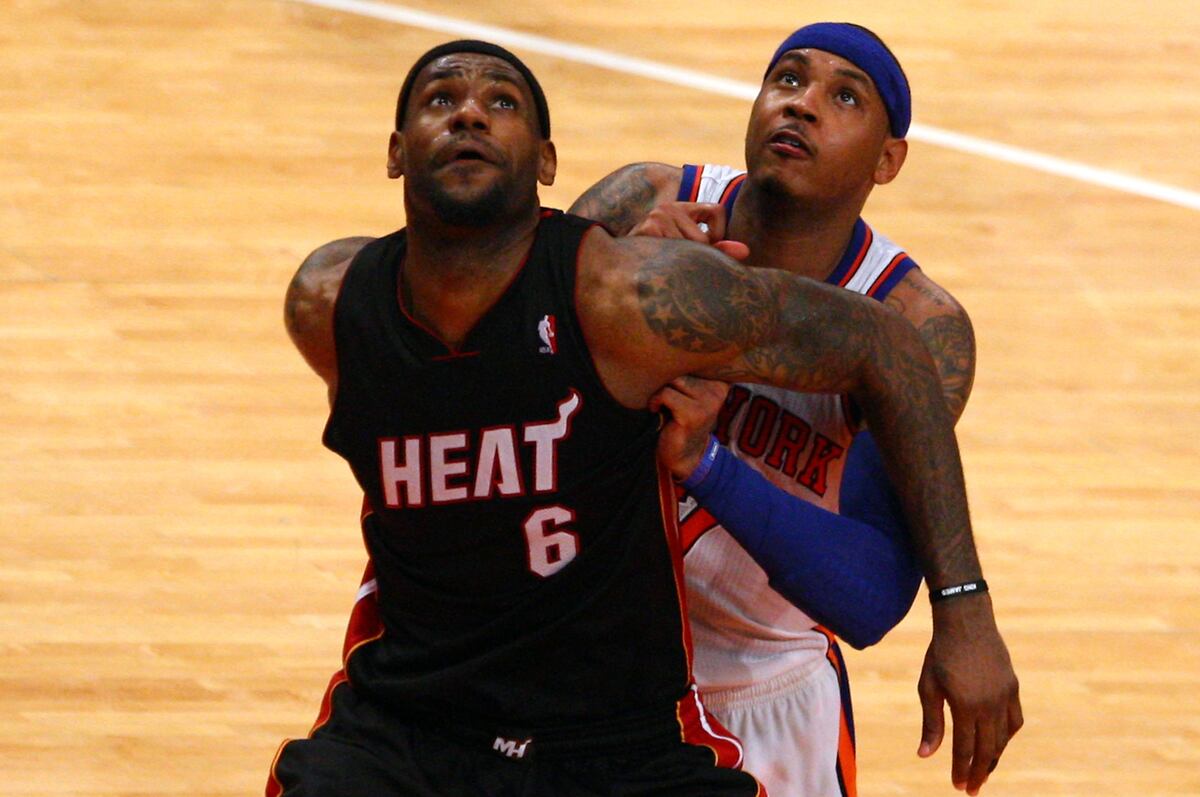 carmelo anthony and lebron james