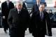 MONTREAL, CANADA - NOVEMBER 29: Toronto Maple Leafs General Manager Brian Burke and NHL Commisioner Gary Bettman arrive at the memorial service for former NHL coach Pat Burns at the Mary, Queen of the World Cathedral on November 29, 2010 in Montreal, Quebec, Canada. (Photo by Richard Wolowicz/Getty Images)