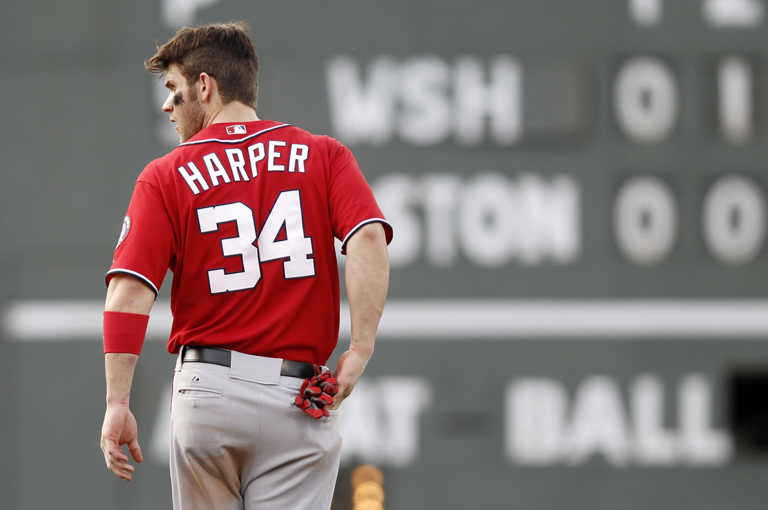 Washington Nationals #34 Bryce Harper Gray Jersey on sale,for