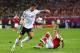 L'VIV, UKRAINE - JUNE 17: Mario Gomez of Germany and Daniel Agger of Denmark compete for the ball during the UEFA EURO 2012 group B match between Denmark and Germany at Arena Lviv on June 17, 2012 in L'viv, Ukraine. (Photo by Martin Rose/Getty Images)