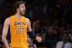 LOS ANGELES, CA - MAY 12: Pau Gasol #16 of the Los Angeles Lakers reacts in the fourth quarter while taking on the Denver Nuggets in Game Seven of the Western Conference Quarterfinals in the 2012 NBA Playoffs on May 12, 2012 at Staples Center in Los Angeles, California. NOTE TO USER: User expressly acknowledges and agrees that, by downloading and or using this photograph, User is consenting to the terms and conditions of the Getty Images License Agreement. (Photo by Harry How/Getty Images)