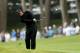 SAN FRANCISCO, CA - JUNE 17: Tiger Woods of the United States plays a shot on the first hole during the final round of the 112th U.S. Open at The Olympic Club on June 17, 2012 in San Francisco, California. (Photo by Andrew Redington/Getty Images)
