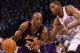 Kobe admires Kevin Duran; the two battled all year for the scoring title.