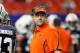 ATLANTA, GA - DECEMBER 31: Offensive coordinator and Quarterbacks coach Gus Malzahn of the Auburn Tigers against the Virginia Cavaliers during the 2011 Chick Fil-A Bowl at Georgia Dome on December 31, 2011 in Atlanta, Georgia. (Photo by Kevin C. Cox/Getty Images)