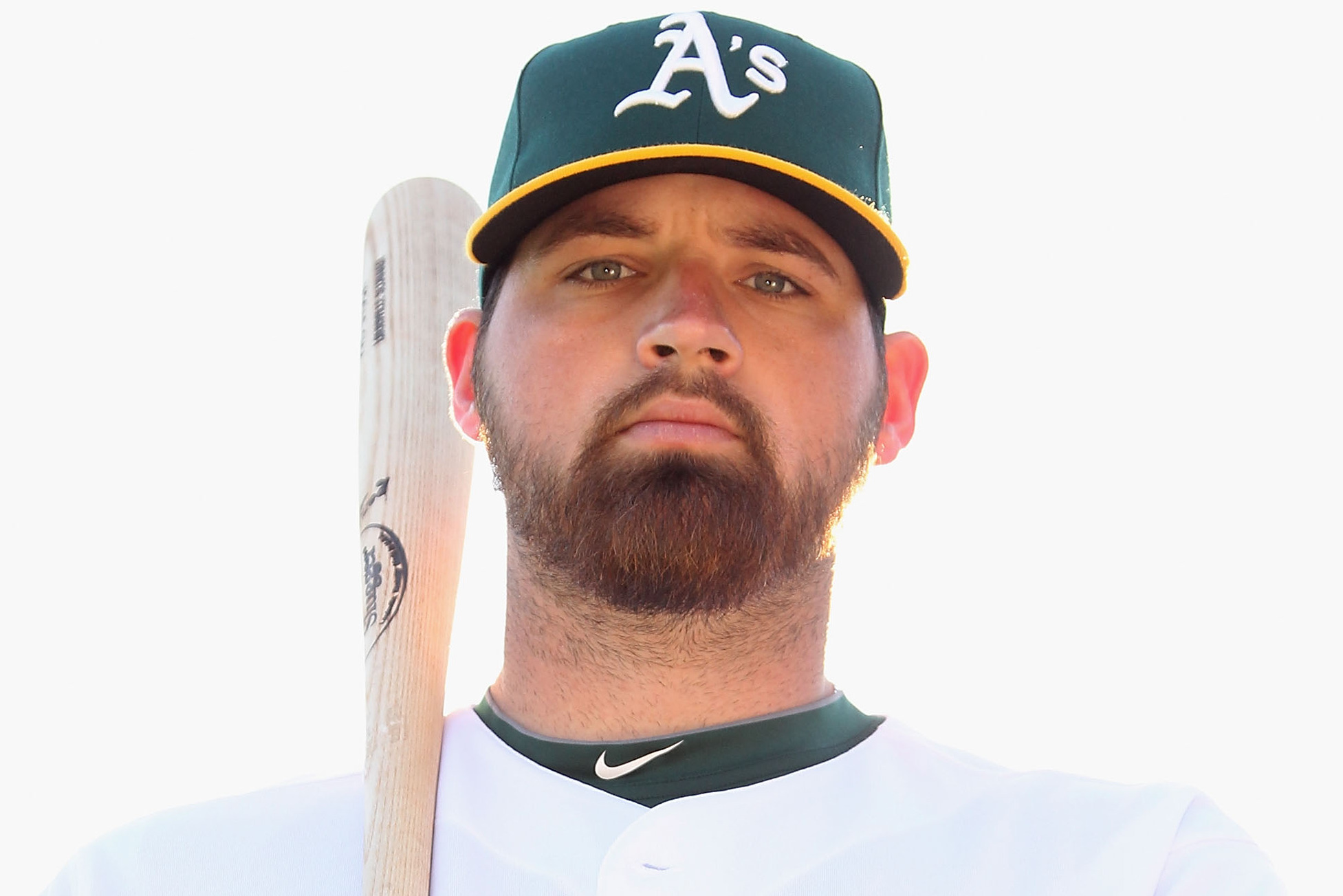 All-Star game: The Oakland A's Derek Norris grabs some of Derek