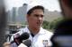 PITTSBURGH, PA - JUNE 21: Top NHL prospect Nail Yakupov speaks to the media during media availability on the Gateway Clipper Express on June 20, 2012 in Pittsburgh, Pennsylvania. (Photo by Justin K. Aller/Getty Images)