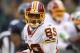 SEATTLE, WA - NOVEMBER 27: Wide receiver Santana Moss #89 of the Washington Redskins rushes against the Seattle Seahawks at CenturyLink Field on November 27, 2011 in Seattle, Washington. (Photo by Otto Greule Jr/Getty Images)