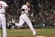 BOSTON, MA - June 21: Will Middlebrooks #64 of the Boston Red Sox shouts out while rounding the bases after his two-run home run against the Miami Marlins during the eighth inning of the game at Fenway Park on June 21, 2012 in Boston, Massachusetts. (Photo by Winslow Townson/Getty Images)