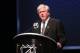PITTSBURGH, PA - JUNE 22: General manager Brian Burke of the Toronto Maple Leafs speaks on stage during Round One of the 2012 NHL Entry Draft at Consol Energy Center on June 22, 2012 in Pittsburgh, Pennsylvania. (Photo by Bruce Bennett/Getty Images)