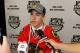 First-round pick Teuvo Teravainen answers questions from the media.