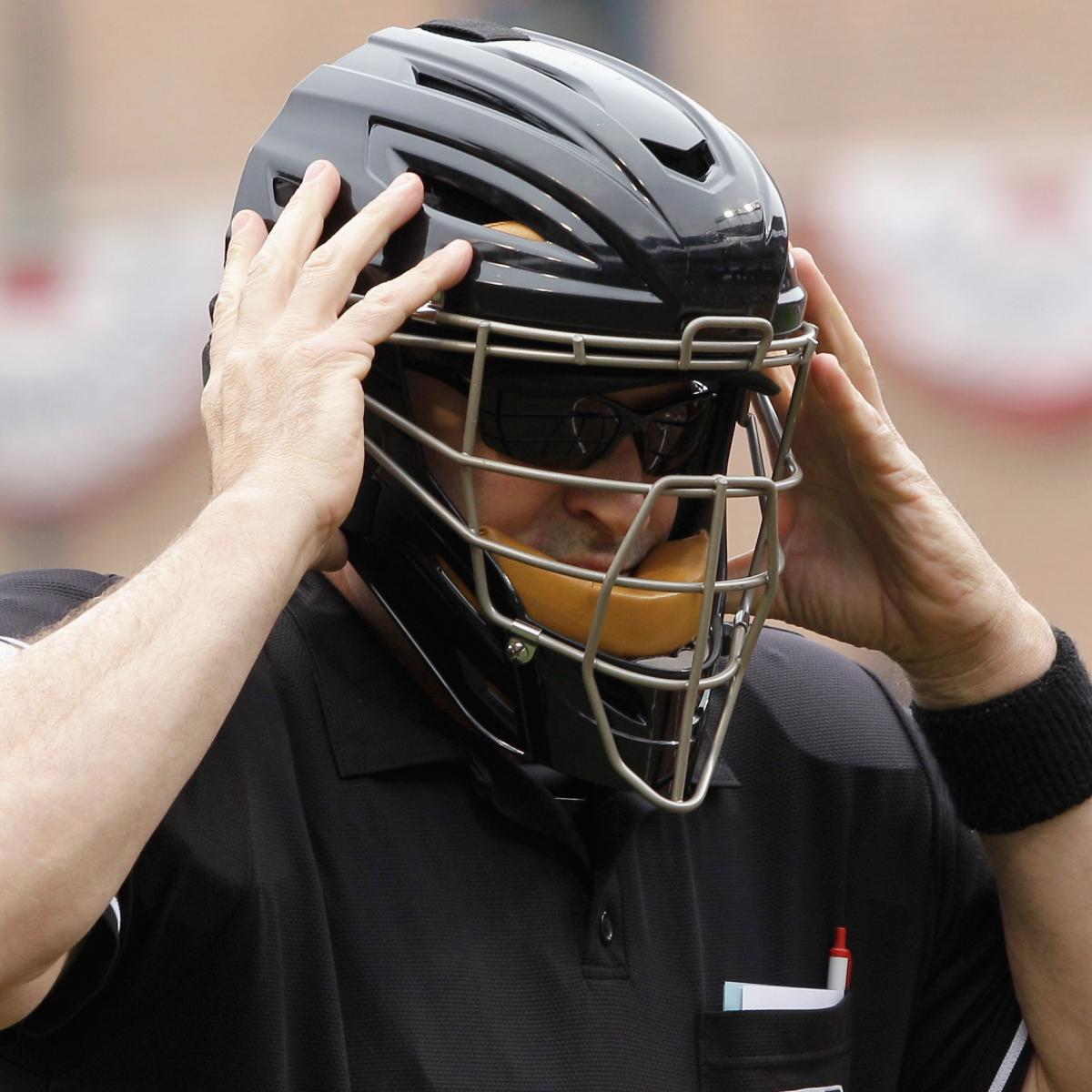 MLB Umpire Head Injury: Mask vs. Helmet Debate and the Value of Tradition, News, Scores, Highlights, Stats, and Rumors