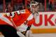 PHILADELPHIA, PA - MARCH 31: Sergei Bobrovsky #35 of the Philadelphia Flyers follows the puck against the Ottawa Senators at Wells Fargo Center on March 31, 2012 in Philadelphia, Pennsylvania. (Photo by Rob Carr/Getty Images)