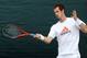 LONDON, ENGLAND - JUNE 25: Andy Murray of Great Britain practices on day one of the Wimbledon Lawn Tennis Championships at the All England Lawn Tennis and Croquet Club on June 25, 2012 in London, England. (Photo by Dan Kitwood/Getty Images)