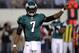 ARLINGTON, TX - DECEMBER 24: Michael Vick #7 of the Philadelphia Eagles at Cowboys Stadium on December 24, 2011 in Arlington, Texas. (Photo by Ronald Martinez/Getty Images)