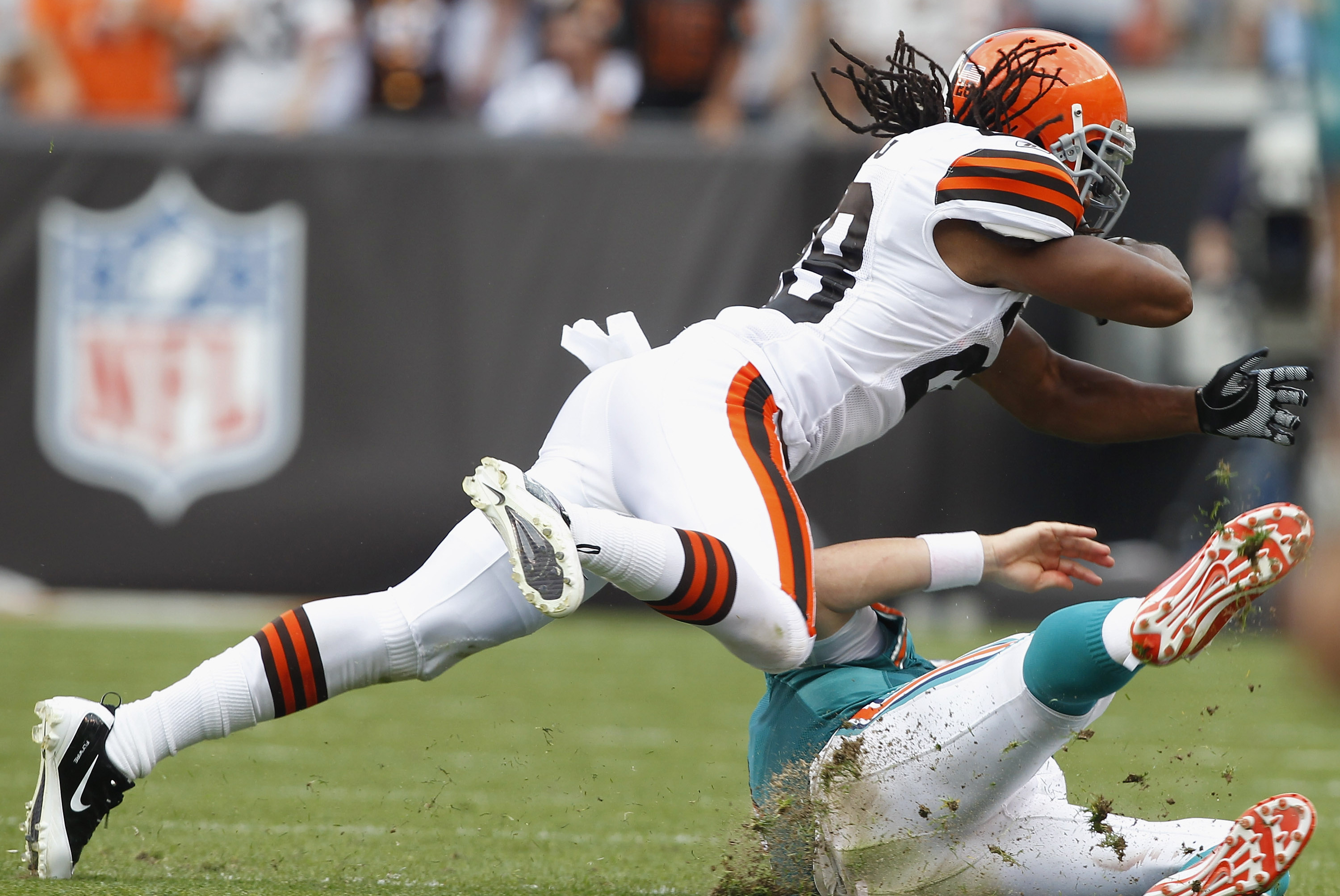 Oct. 2, 2011 - Cleveland, Ohio, U.S - Cleveland Browns safety T.J.