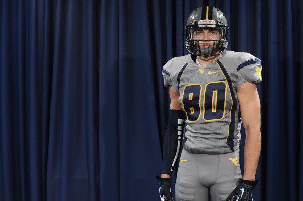 black and yellow football uniforms