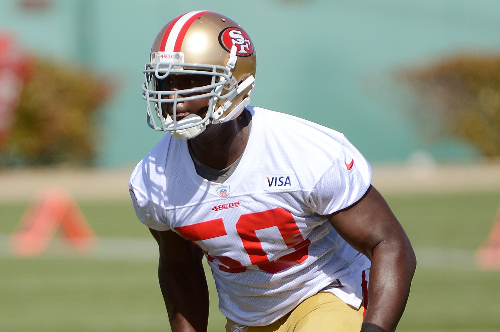 WR Justin Jefferson is rocking with that 'Randy Moss' afro hairstyle