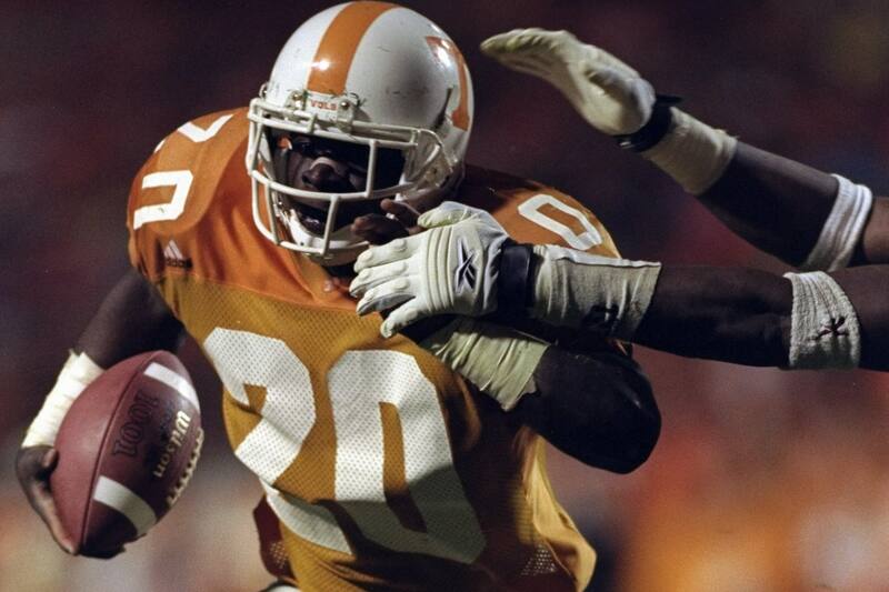 Classic Sec Football Tennessee Tops Arkansas In 1998 To Keep
