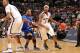 COLUMBUS, OH - MARCH 16: Will Barton #5 of the Memphis Tigers dribbles the ball against the Saint Louis Billikens during the second round of the NCAA Basketball Tournament on March 16, 2012 at Nationwide Arena in Columbus, Ohio. (Photo by Jamie Sabau/Getty Images)