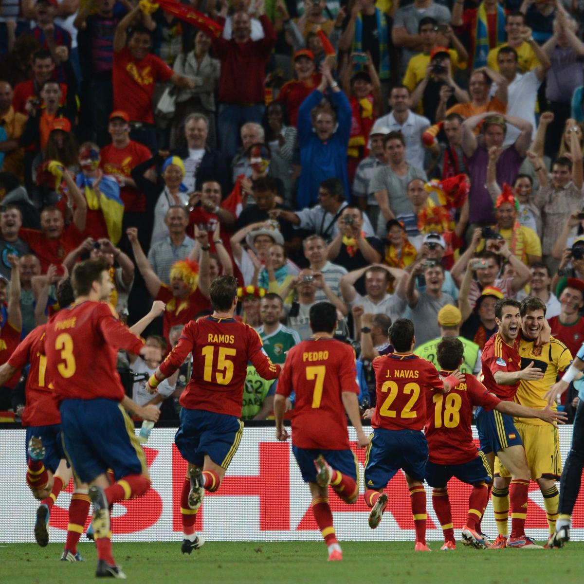 Euro 2012 Final: Spanish Victory Would Make La Roja Best ...