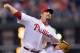 PHILADELPHIA, PA - JUNE 27: Chad Qualls #50 of the Philadelphia Phillies pitches during the game against the Pittsburgh Pirates at Citizens Bank Park on June 27, 2012 in Philadelphia, Pennsylvania. The Pirates won 11-7. (Photo by Drew Hallowell/Getty Images)