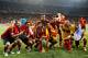 KIEV, UKRAINE - JULY 01: (L-R) Andres Iniesta, Cesc Fabregas, Gerard Pique, Sergio Busquets, Xavi Hernandez, Jordi Alba, Victor Valdes and Pedro of Spain pose with the trophy following victory in the UEFA EURO 2012 final match between Spain and Italy at the Olympic Stadium on July 1, 2012 in Kiev, Ukraine. (Photo by Alex Grimm/Getty Images)