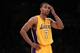 LOS ANGELES, CA - MAY 08: Ramon Sessions #7 of the Los Angeles Lakers reacts in the fourt quarter as the Lakers take on the Denver Nuggets in Game Five of the Western Conference Quarterfinals in the 2012 NBA Playoffs on May 8, 2012 at Staples Center in Los Angeles, California. NOTE TO USER: User expressly acknowledges and agrees that, by downloading and or using this photograph, User is consenting to the terms and conditions of the Getty Images License Agreement. (Photo by Jeff Gross/Getty Images)