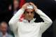 LONDON, ENGLAND - JULY 02: Roger Federer of Switzerland takes a break during his Gentlemen's Singles fourth round match against Xavier Malisse of Belgium on day seven of the Wimbledon Lawn Tennis Championships at the All England Lawn Tennis and Croquet Club on July 2, 2012 in London, England. (Photo by Clive Rose/Getty Images)