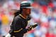PHILADELPHIA, PA - JUNE 28: Andrew McCutchen #22 of the Pittsburgh Pirates during a MLB baseball game against the Philadelphia Phillies on June 28, 2012 at Citizens Bank Park in Philadelphia, Pennsylvania. (Photo by Rich Schultz/Getty Images)
