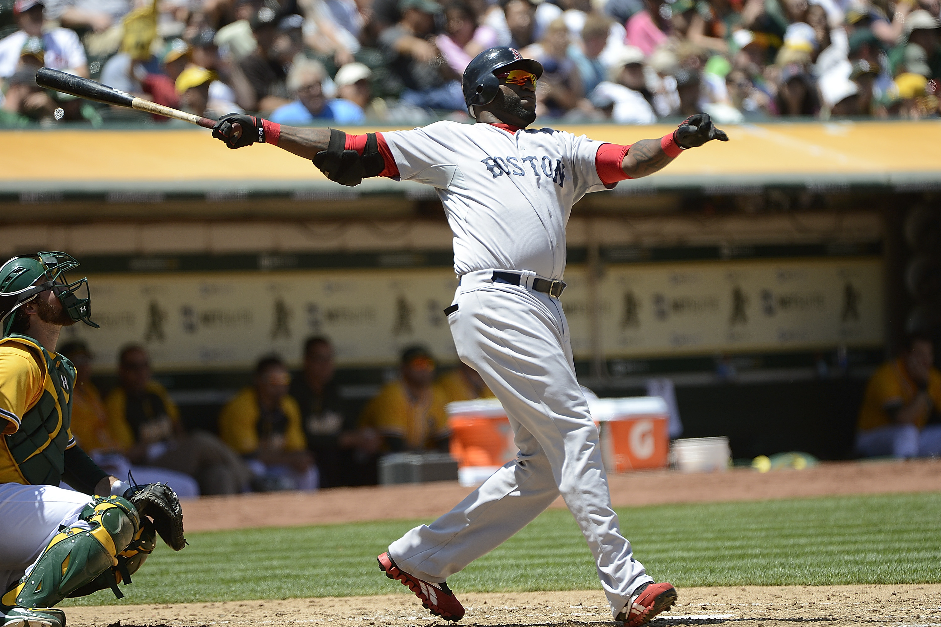 Mike Piazza hits his 400th career home run