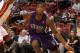 MIAMI, FL - FEBRUARY 22: Jason Thompson #34 of the Sacramento Kings dribbles during a game against the Miami Heat at American Airlines Arena on February 22, 2011 in Miami, Florida. NOTE TO USER: User expressly acknowledges and agrees that, by downloading and/or using this Photograph, User is consenting to the terms and conditions of the Getty Images License Agreement. (Photo by Mike Ehrmann/Getty Images)