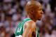 MIAMI, FL - JUNE 09: Ray Allen #20 of the Boston Celtics looks on in the fourth quarter while taking on the Miami Heat in Game Seven of the Eastern Conference Finals in the 2012 NBA Playoffs on June 9, 2012 at American Airlines Arena in Miami, Florida. NOTE TO USER: User expressly acknowledges and agrees that, by downloading and or using this photograph, User is consenting to the terms and conditions of the Getty Images License Agreement. (Photo by Mike Ehrmann/Getty Images)
