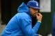 OAKLAND, CA - JUNE 21: Matt Kemp #27 of the Los Angeles Dodgers on the disable list, sits and looks on from the dugout in the seventh inning against the Oakland Athletics in t at O.co Coliseum on June 21, 2012 in Oakland, California. (Photo by Thearon W. Henderson/Getty Images)