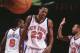 08 Dec 2001: Forward Marcus Camby #23 of the New York Knicks looks on against the Indiana Pacers during the NBA game at Madison Square Garden in New York, New York. The Knicks defeated the Pacers 101-99. Mandatory Credit: Al Bello/Getty Images NOTE TO USER: User expressly acknowledges and agrees that, by downloading and/or using this Photograph, User is consenting to the terms and conditions of the Getty Images License Agreement. Mandatory copyright notice: Copyright 2001 NBAE