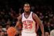 NEW YORK, NY - JANUARY 31: Toney Douglas #23 of the New York Knicks dribbles the ball against Detroit Pistons at Madison Square Garden on January 31, 2012 in New York City. NOTE TO USER: User expressly acknowledges and agrees that, by downloading and or using this photograph, User is consenting to the terms and conditions of the Getty Images License Agreement. (Photo by Chris Trotman/Getty Images)