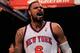 NEW YORK, NY - JANUARY 09: Tyson Chandler #6 of the New York Knicks reacts after dunking against the Charlotte Bobcats at Madison Square Garden on January 9, 2012 in New York City. NOTE TO USER: User expressly acknowledges and agrees that, by downloading and or using this photograph, User is consenting to the terms and conditions of the Getty Images License Agreement. (Photo by Chris Trotman/Getty Images)
