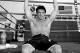 TUALATIN, OR - JUNE 26: (Editor's Note: This images was converted to black and white.) Chael Sonnen rests after a workout at the Team Quest gym on June 26, 2012 in Tualatin, Oregon. Sonnen will fight Anderson Silva July 7, 2012 at UFC 148 in Las Vegas, Nevada. (Photo by Jonathan Ferrey/Getty Images)