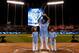 KANSAS CITY, MO - JULY 09: American League All-Star Prince Fielder #28 of the Detroit Tigers poses with sons Jaden (L) and Haven (R) after winning the State Farm Home Run Derby at Kauffman Stadium on July 9, 2012 in Kansas City, Missouri. (Photo by Jamie Squire/Getty Images)