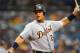 ST. PETERSBURG, FL - JULY 1: Infielder Miguel Cabrera #24 of the Detroit Tigers takes a strike against the Tampa Bay Rays July 1, 2012 at Tropicana Field in St. Petersburg, Florida. The Tigers won 5 - 3. (Photo by Al Messerschmidt/Getty Images)