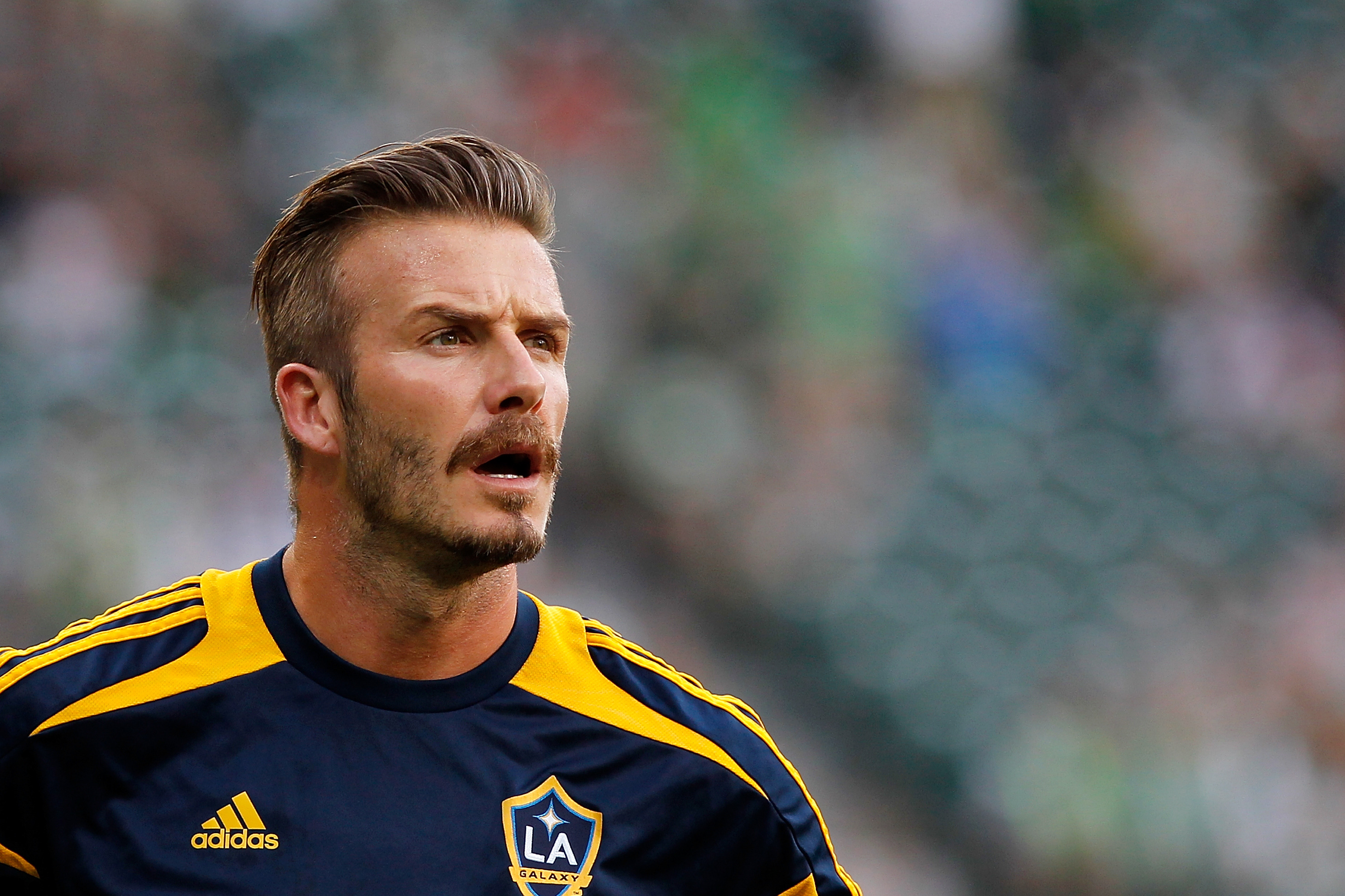 Los angeles galaxy david beckham hi-res stock photography and