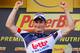 LE CAP D'AGDE, FRANCE - JULY 14: Andre Greipel of Germany riding for Lotto-Belisol takes the podium after winning stage thirteen of the 2012 Tour de France from Saint-Paul-Trois-Chateaux to Le Cap d'Agde on July 14, 2012 in Le Cap d'Agde, France. (Photo by Doug Pensinger/Getty Images)