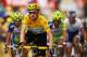 FOIX, FRANCE - JULY 15: Race leader Bradley Wiggins of Great Britain and SKY Procycling crosses the finishline in the peloton on stage fourteen of the 2012 Tour de France from Limoux to Foix on July 15, 2012 in Foix, France. (Photo by Bryn Lennon/Getty Images)
