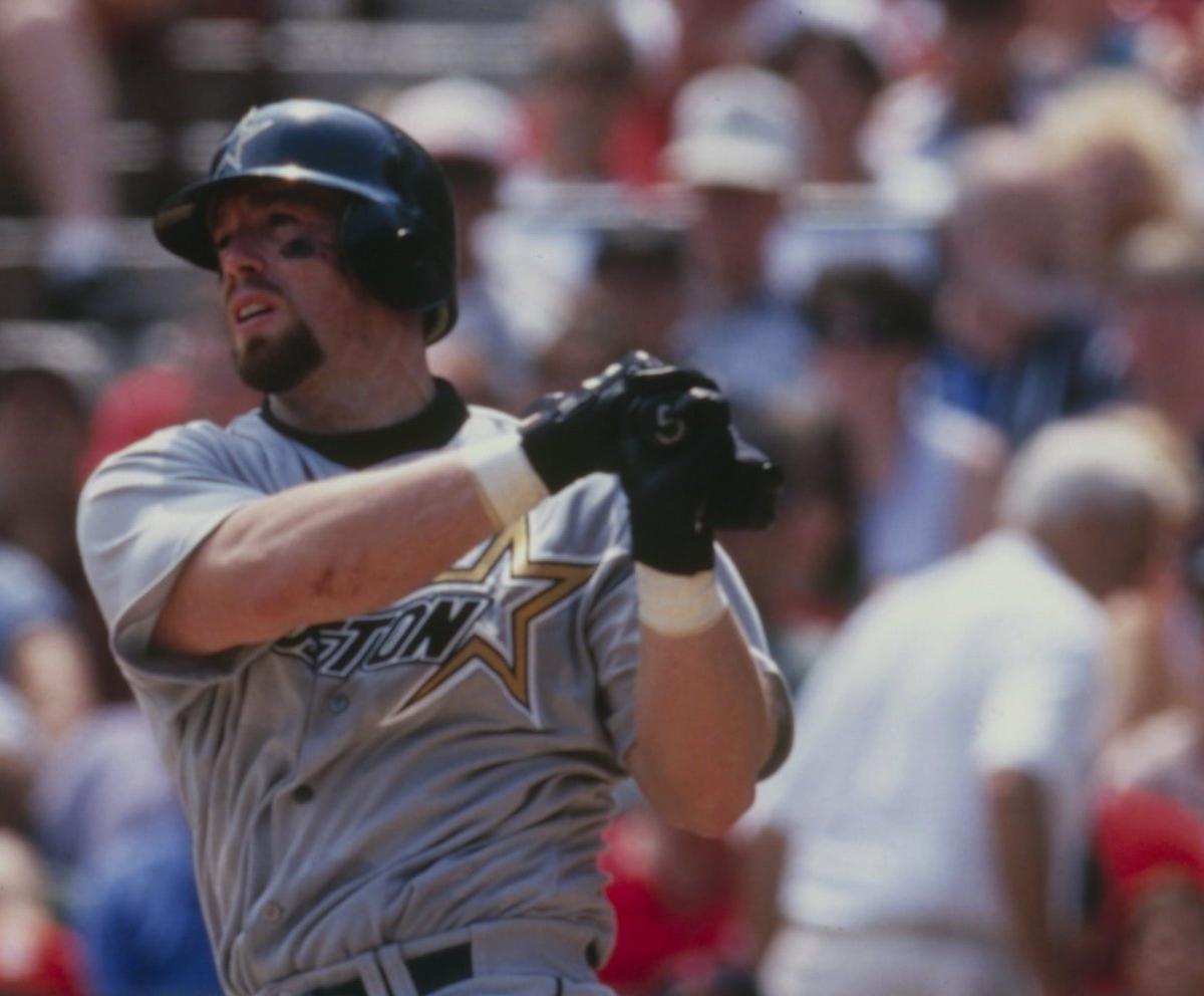 Brian Hunter Jersey - Houston Astros 1994 Home MLB Baseball Throwback Jersey
