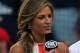 KANSAS CITY, MO - JULY 10: Fox Sports reporter Erin Andrews interviews players on the field before the 83rd MLB All-Star Game at Kauffman Stadium on July 10, 2012 in Kansas City, Missouri. (Photo by Jonathan Daniel/Getty Images)